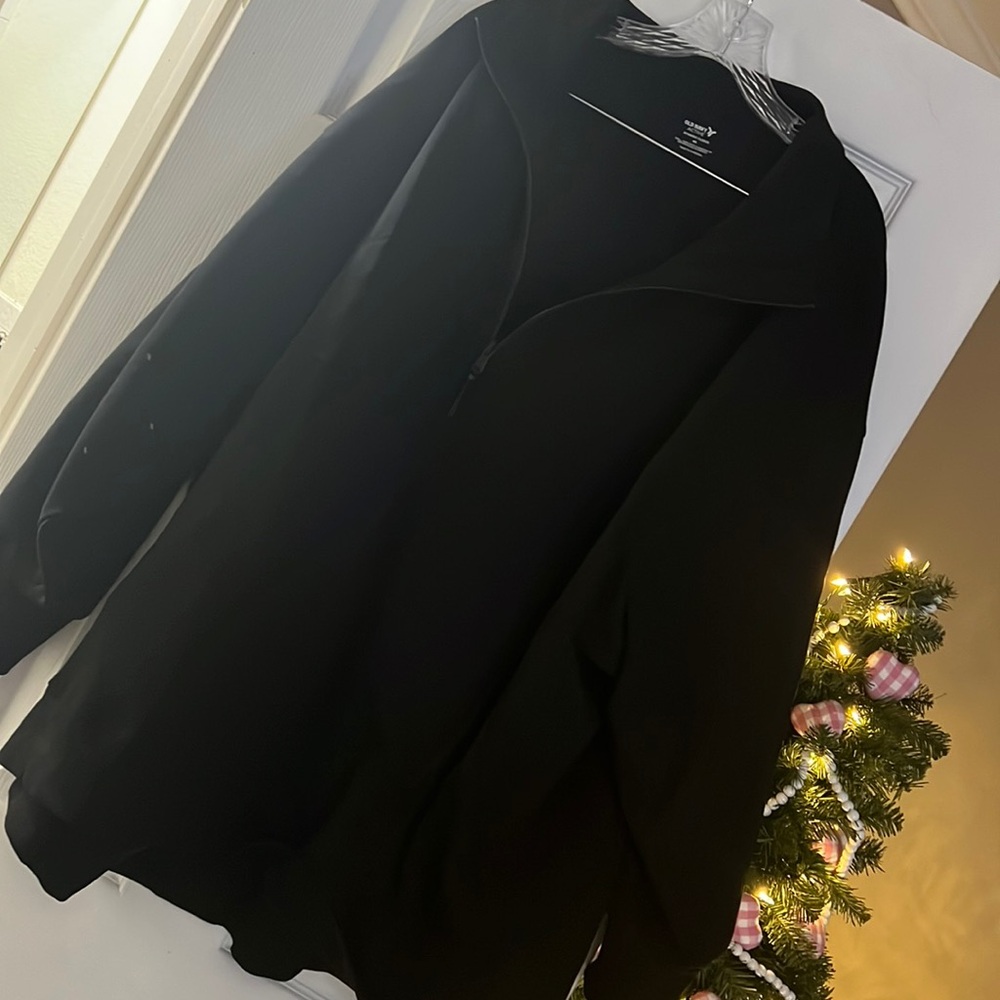 4X womens new 1/4 zip black jacket . tag was removed but is in the right pocket